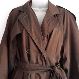 Jones New York Vinage Bronze Trench